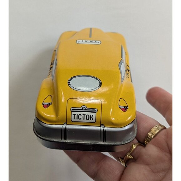 Fossil Watch Yellow Taxi Car Tin Collectible Tin 1993 EMPTY - Picture 3 of 9